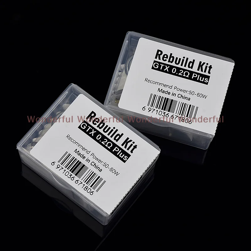 Mais bobina de malha resistência fio substituição acessórios ferramentas diy kit reconstruir gtx 0.2ohm