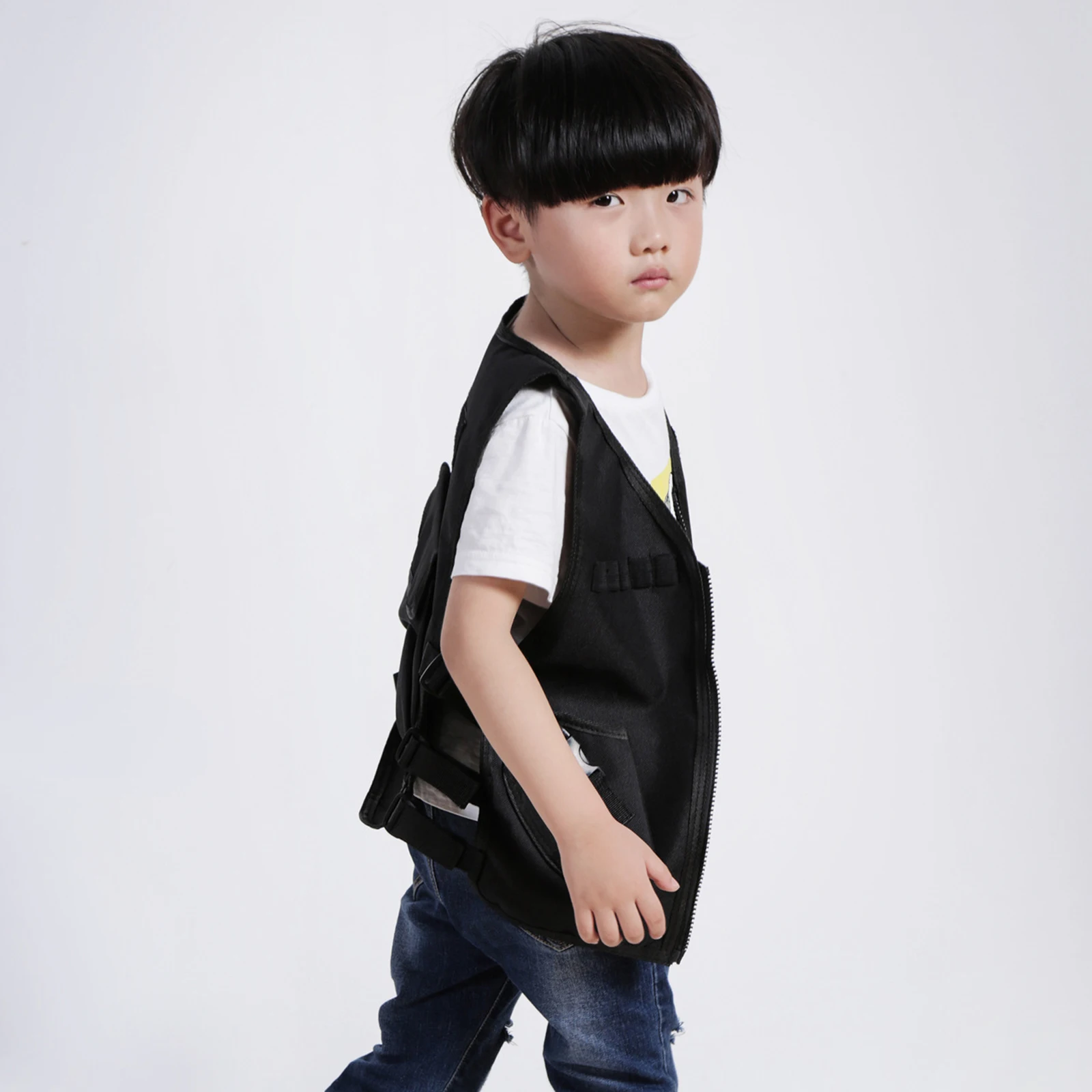 Kid's Vest CS Waistcoat Combat Assault Gear Plate Carrier Outdoor