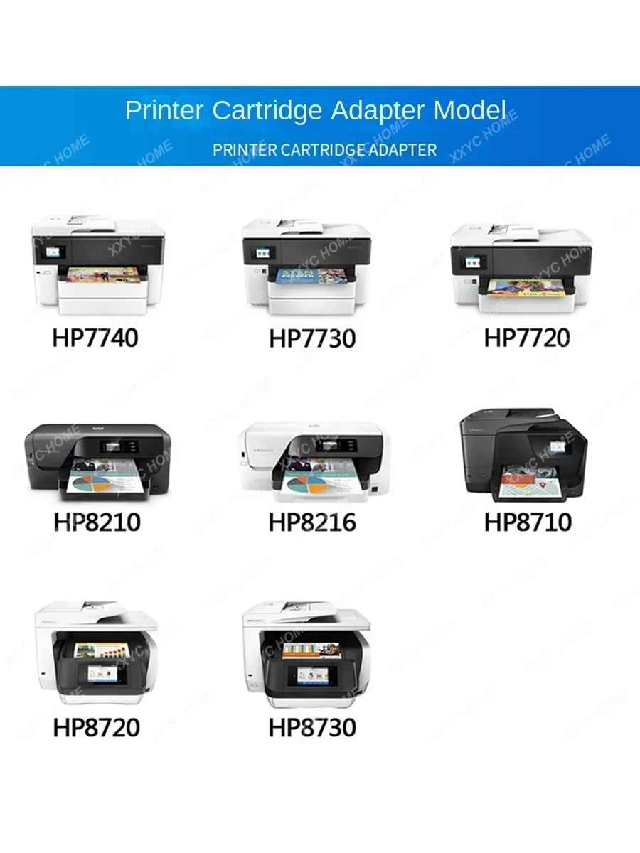 Applicable to HP HP7740 7730 7720 8710 printer ink cartridge HP955 953 952 refillable ink cartridge