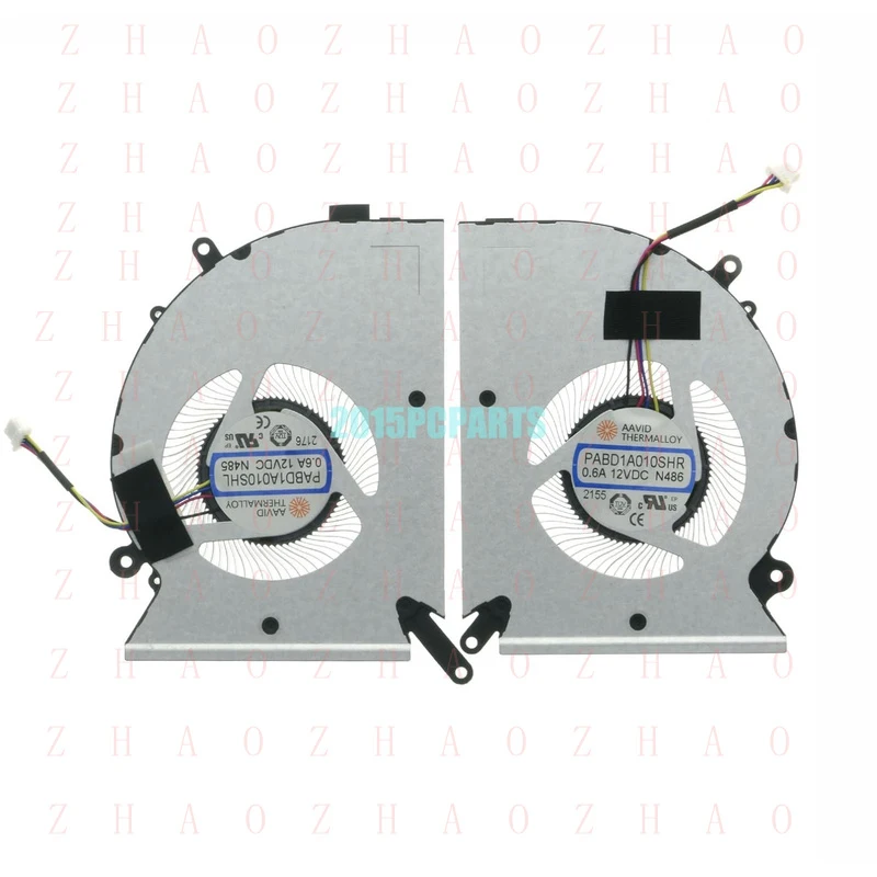 L+ for MSI Stealth GS77 12UE 12UG 12UGS 12UH 12UHS MS-17P1 CPU / GPU Cooling Fan