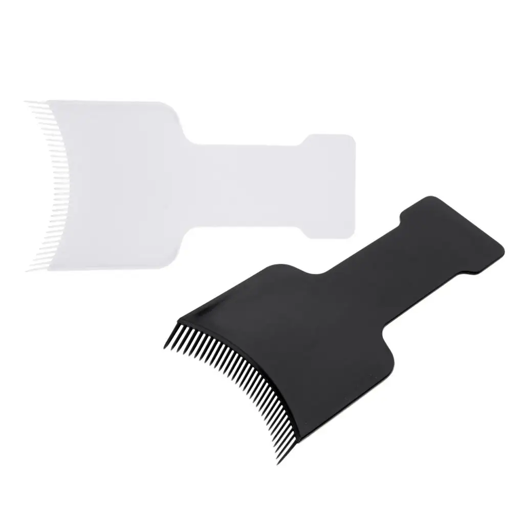 미용실 헤어 컬러링 보드, 염색 틴트 빗, 미용 하이라이트, 흰색, 2 개  Best5