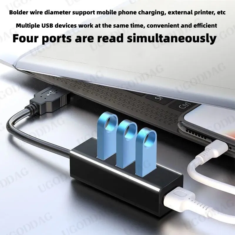 USB 3.0 4 Ports HUB Splitter High Speed Multi Splitter USB Adapter Expander Cable For Desktop PC Laptop Adapter USB HUB