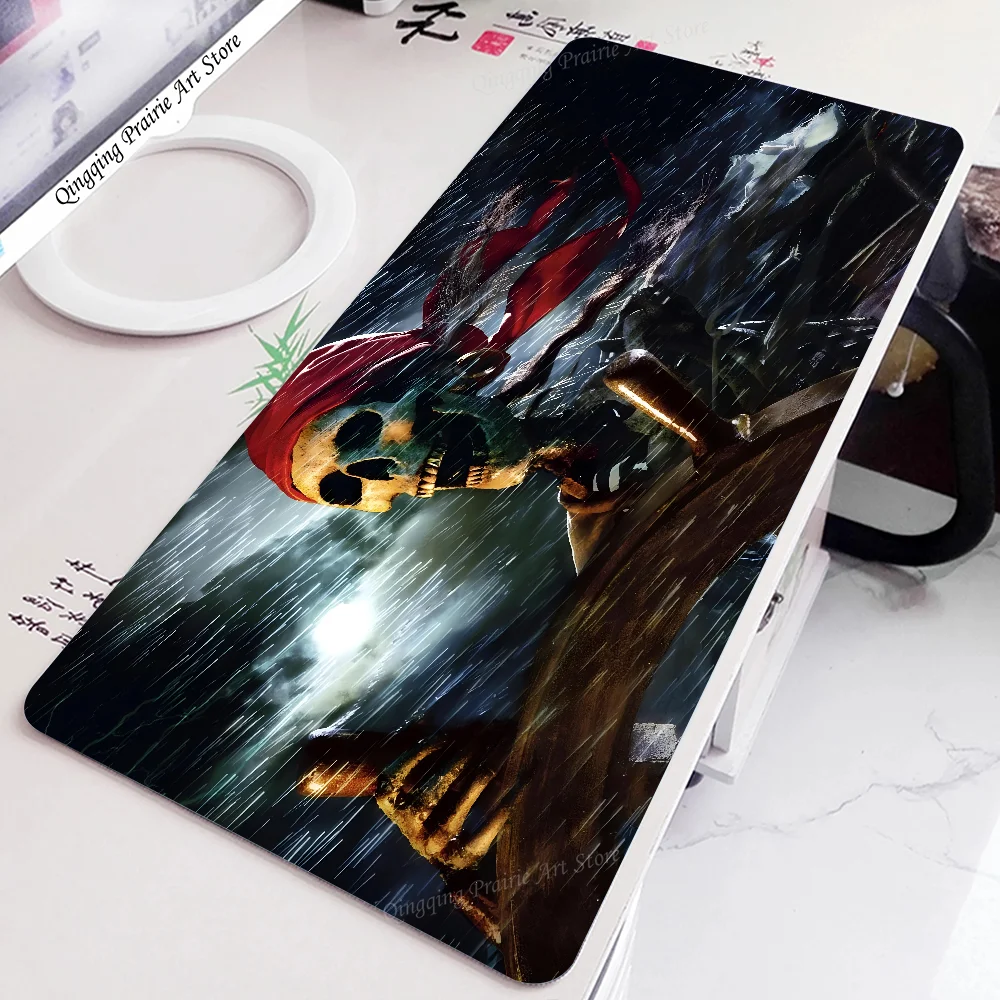 P-Pirates Of The Caribbean Movie Mousepad Large Gaming Mouse Pad LockEdge Thickened Computer Keyboard Table Desk Mat