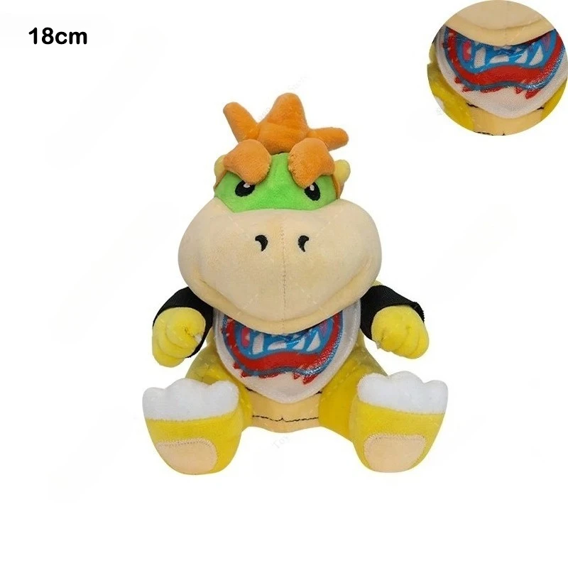 2026 New Mario Wonder Bowser Jr Fire Dragon Plush Toys Doll Soft Stuffed Toys for Kids Birthday Christmas Gift view 4