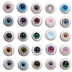 IkFor-Yeux en verre pour BJD, accessoires de beurre, fournitures de personnalisation, 8mm 10mm 12mm 14mm 16mm 18mm