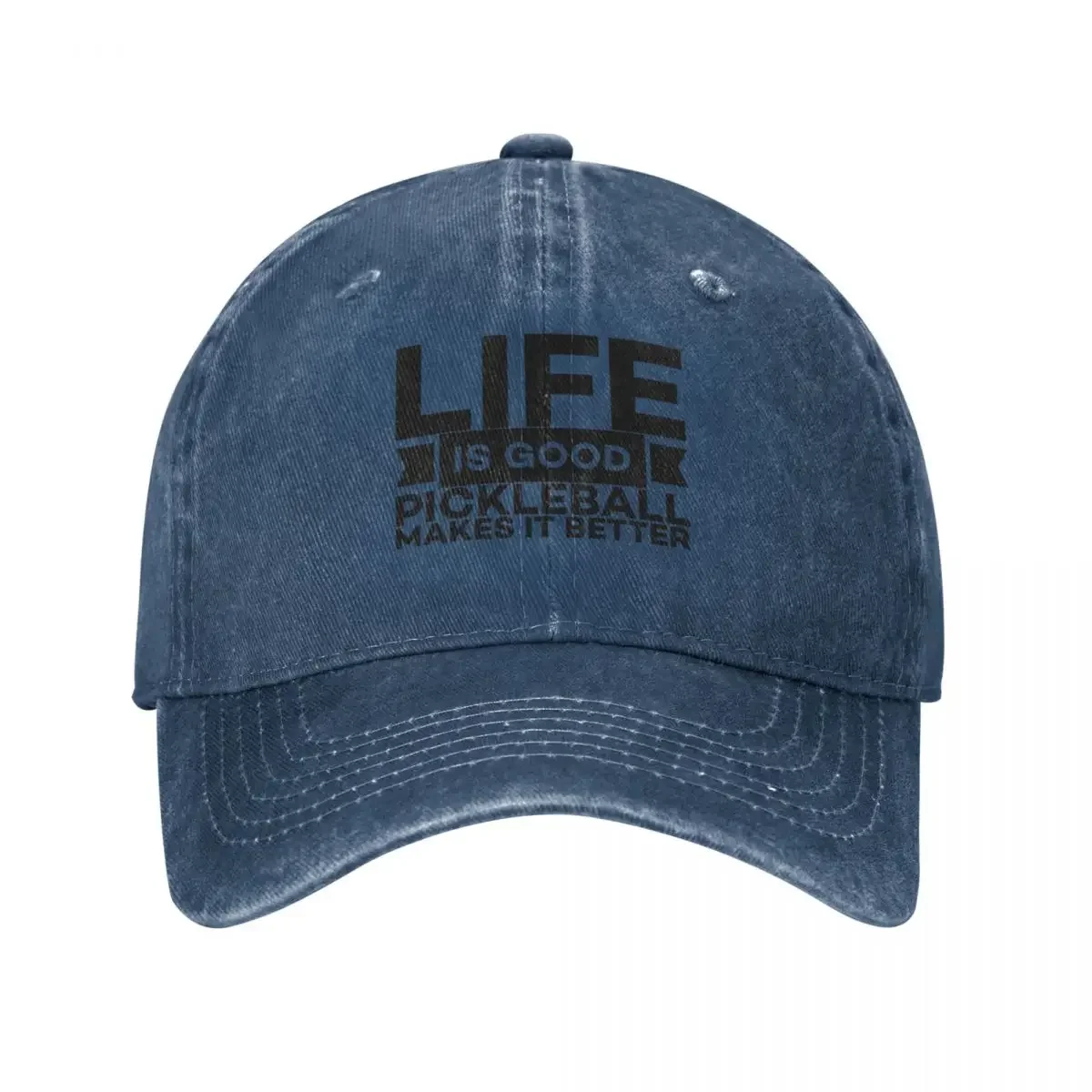 

Pickle ball sport text art Baseball Cap Kids Hat Luxury Man Hat Golf Hat Women Men'S