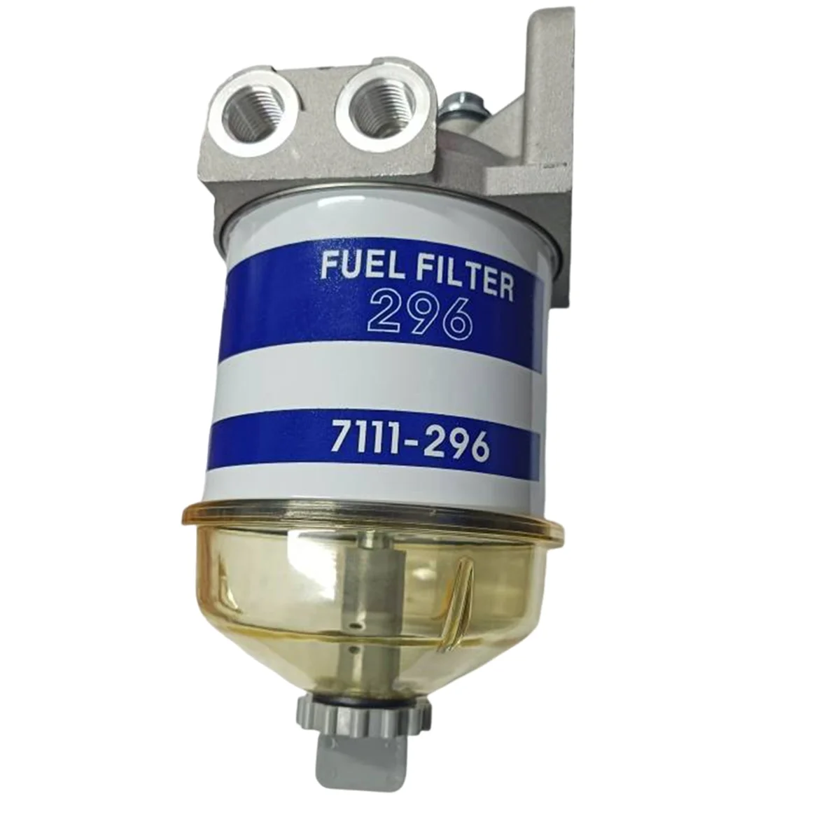 Filtro de combustível de duelo duplo universal diesel 296 elementos 7111-296 hdf296 filtro separador de água de óleo copo duplo assy