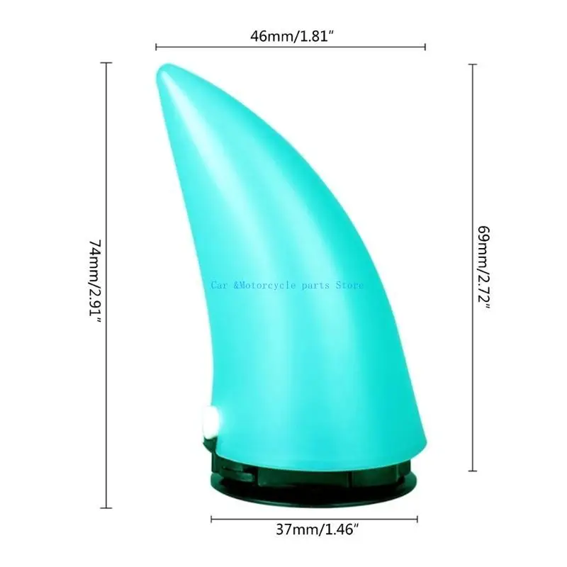 Y9UC Elektrische Fiets Motorhelm Cool Devil Ox Hoorn Decor Off Road Hoofddeksels Duivel