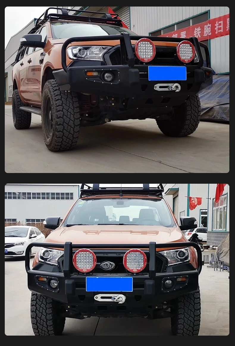 

Suitable For Ford Pickup T6 Car, Bumper FORD RANGER Off-road Modified Front Bumper T6