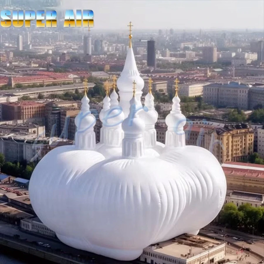 Beautiful white inflatable castle giant hign quality inflatable house for rental