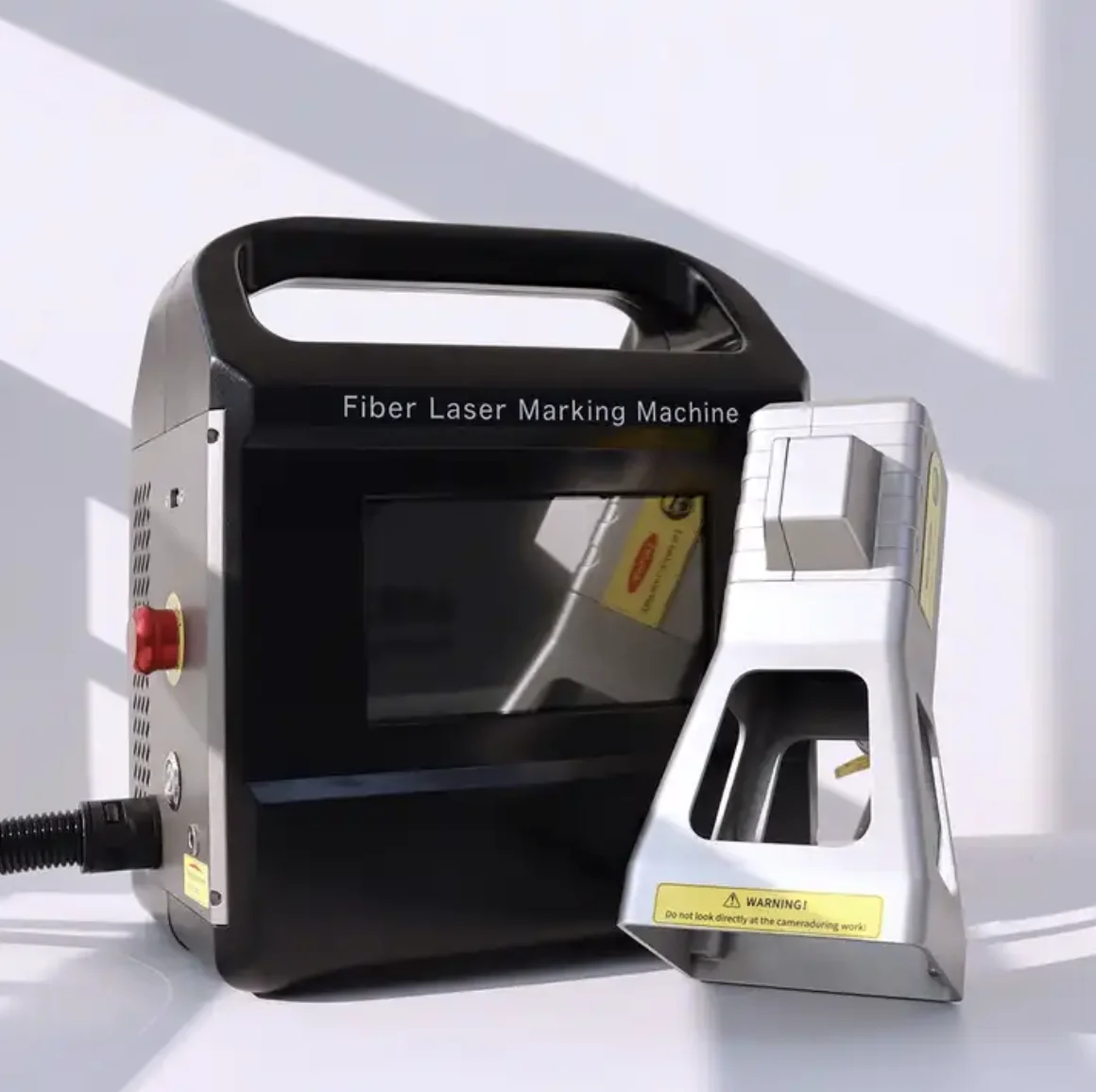 20w 30w Mini Portable Handheld Small Desktop Metal Sheet Plate Marker Engraver Etching Engraving Marking Machine Price