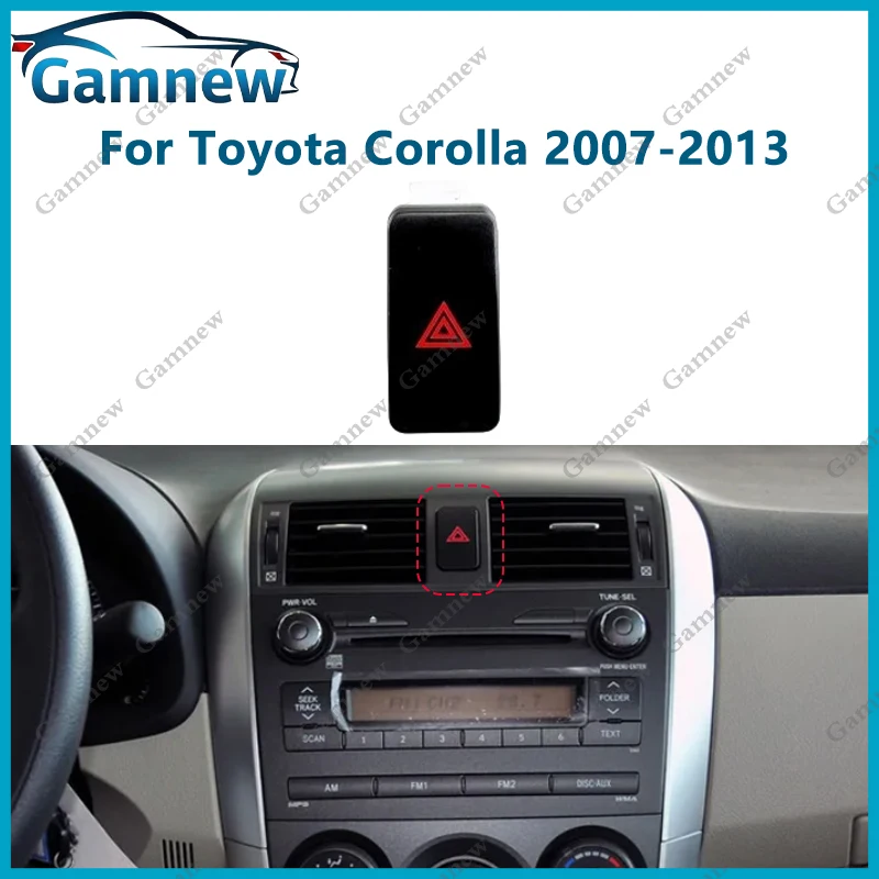 

OEM 8433202170 8433212520 Кнопочный переключатель аварийного освещения для Toyota Corolla 2007-2013, тюнинг, электрические детали и электроника