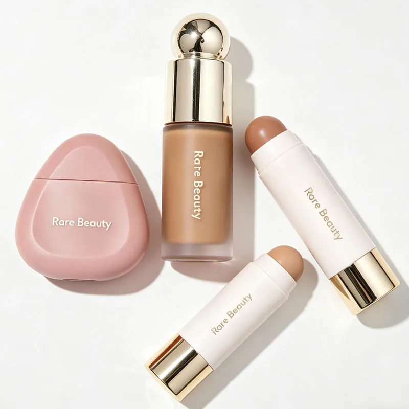 Crema de Manos Hidratante Rare Beauty, Spray Fijador de Maquillaje, Barra de Contorno Bronceadora, Refrescante, Humectante, de Larga Duración y Control de Grasa
