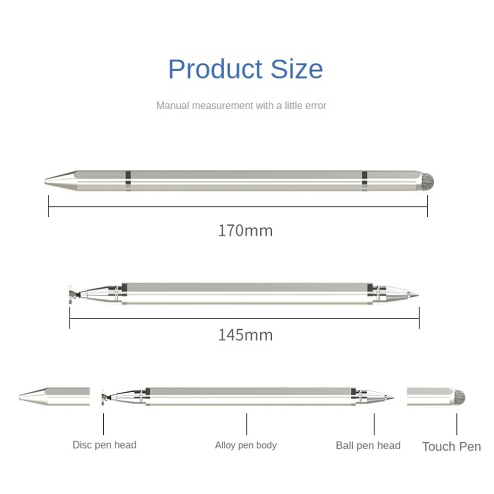 เหมาะสําหรับ iPad รู้สึกสบายดึงดูดแม่เหล็กแบบแบนใช้ได้กับปากกาสัมผัสเขียนด้วยลายมือโทรศัพท์มือถือ