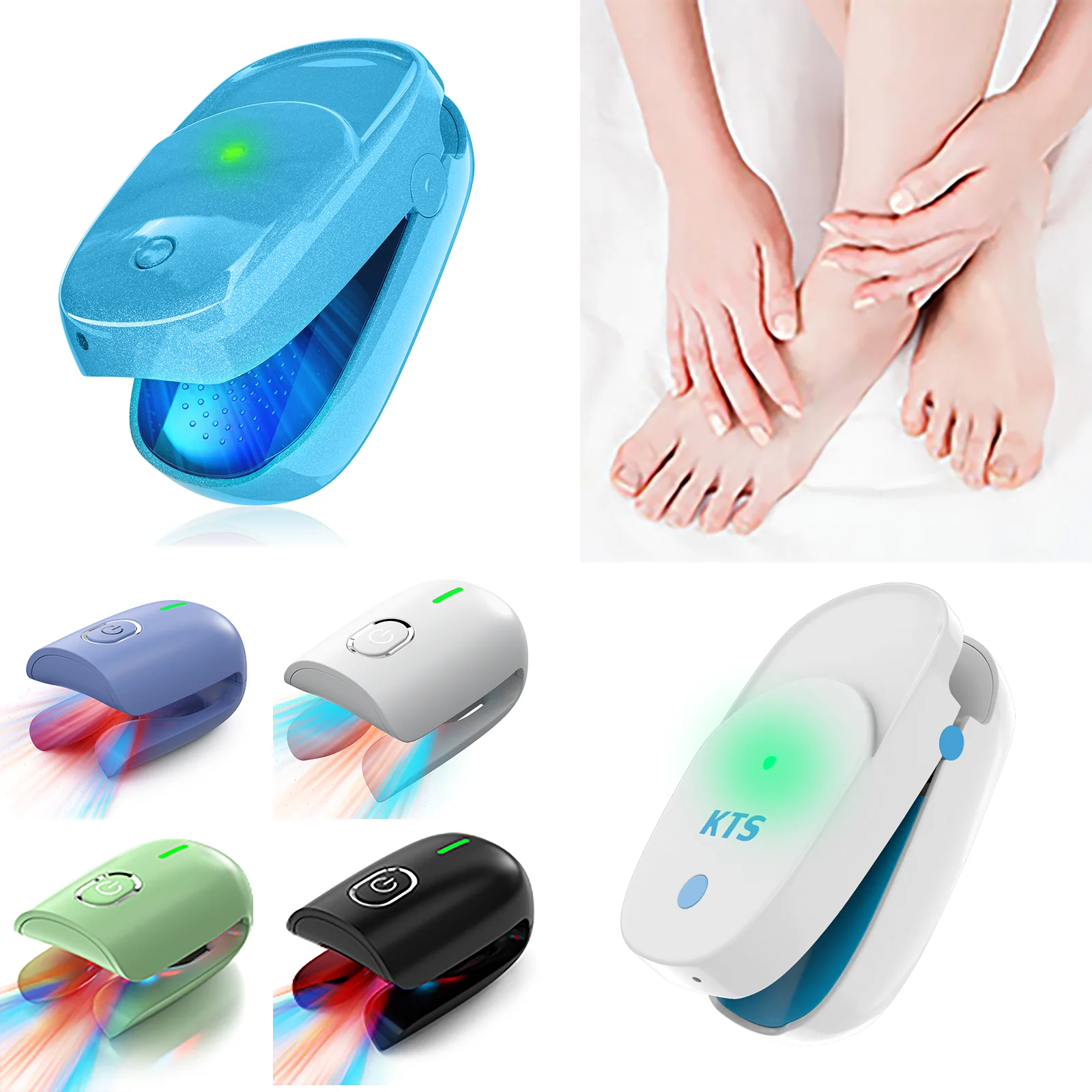 Fungal Nail Laser Device, Fungus Fast Repair, Onychomycosis Toenail Fingernail, Removes Nail Fungus, Foot Care Cure