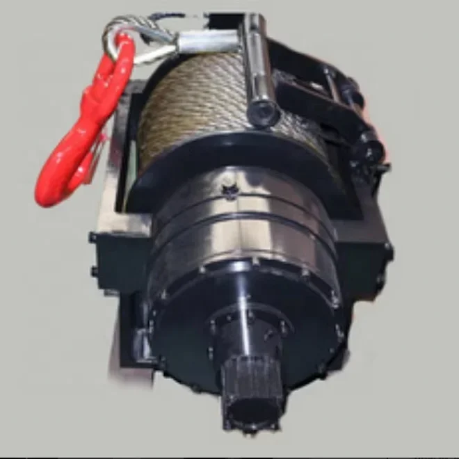 Steel Hydraulic Winches 2/3/4/5/6/8/10/12/15/20/30 Ton for Truck/Tractor/Drilling Rig/Excavator/Marine Boat/Crane 15m Rope