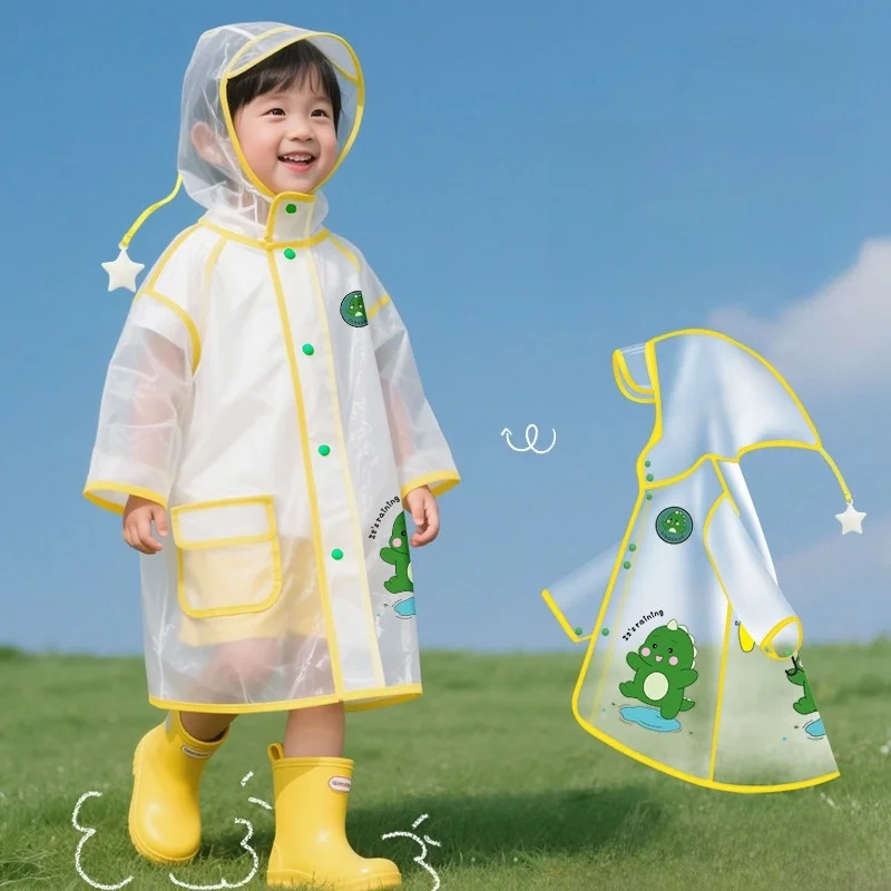 

Детский комплект: дождевик и резиновые сапоги, водонепроницаемые, нескользящие, для детского сада, школьной формы, специального назначения, для мальчиков и девочек