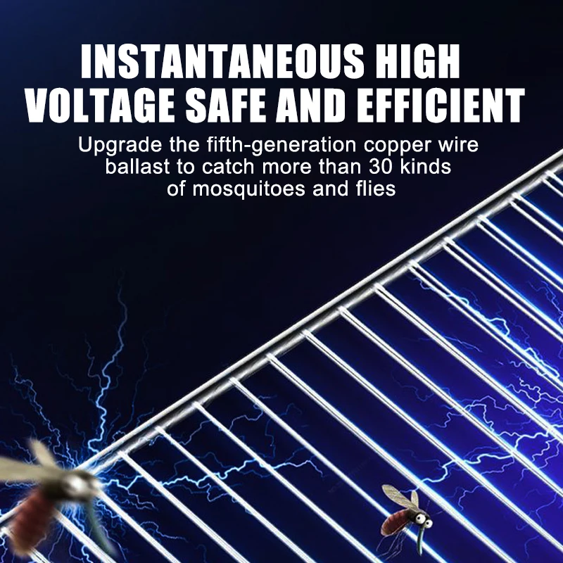 Mosquito Killer Lamp 110V/220V Electric Insect Killer Electric Pest Repellent LED Lamp Powerful Bug Zapper Commercial Flycatcher