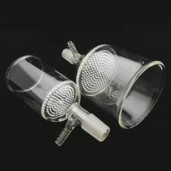 1pcs 30ml to 1000ml Glass Honeycomb Plate Funnel,Lab Filter Funnel With joint 19# 24# 29# Standard Grinding Mouth