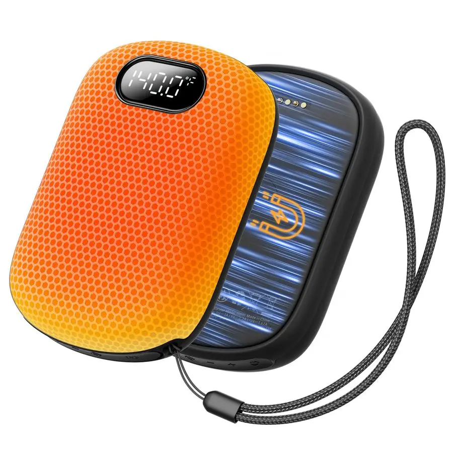 

20000mAh Hand Warmers Rechargeable 2 Pack 0.5F Precision 72Level Smart Heating 13.5in FullSurface Heater Magnetic Electric Handw