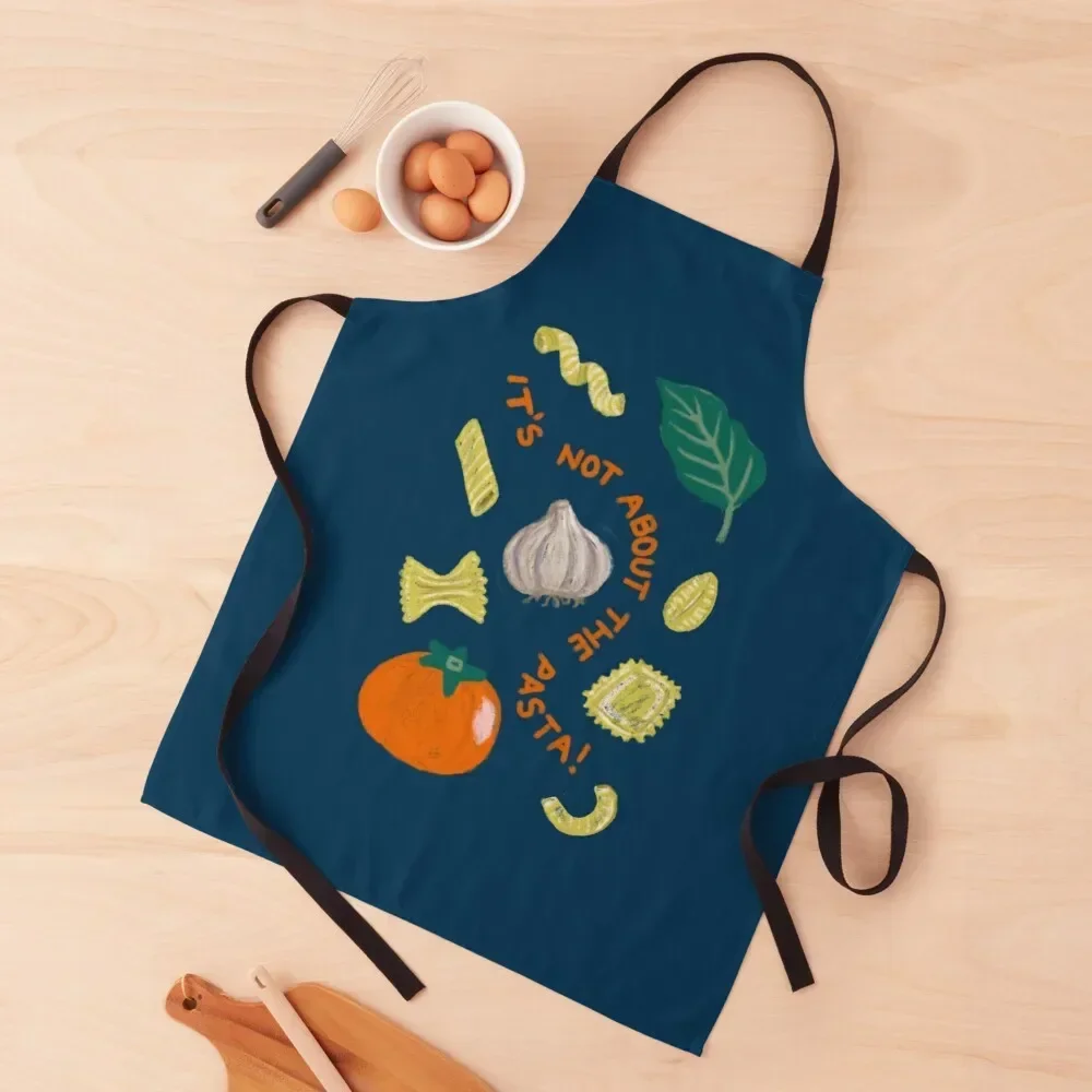 It's Not About the Pasta! 1 Apron Hairdresser kitchen jacket woman Kitchen And Household Goods Apron