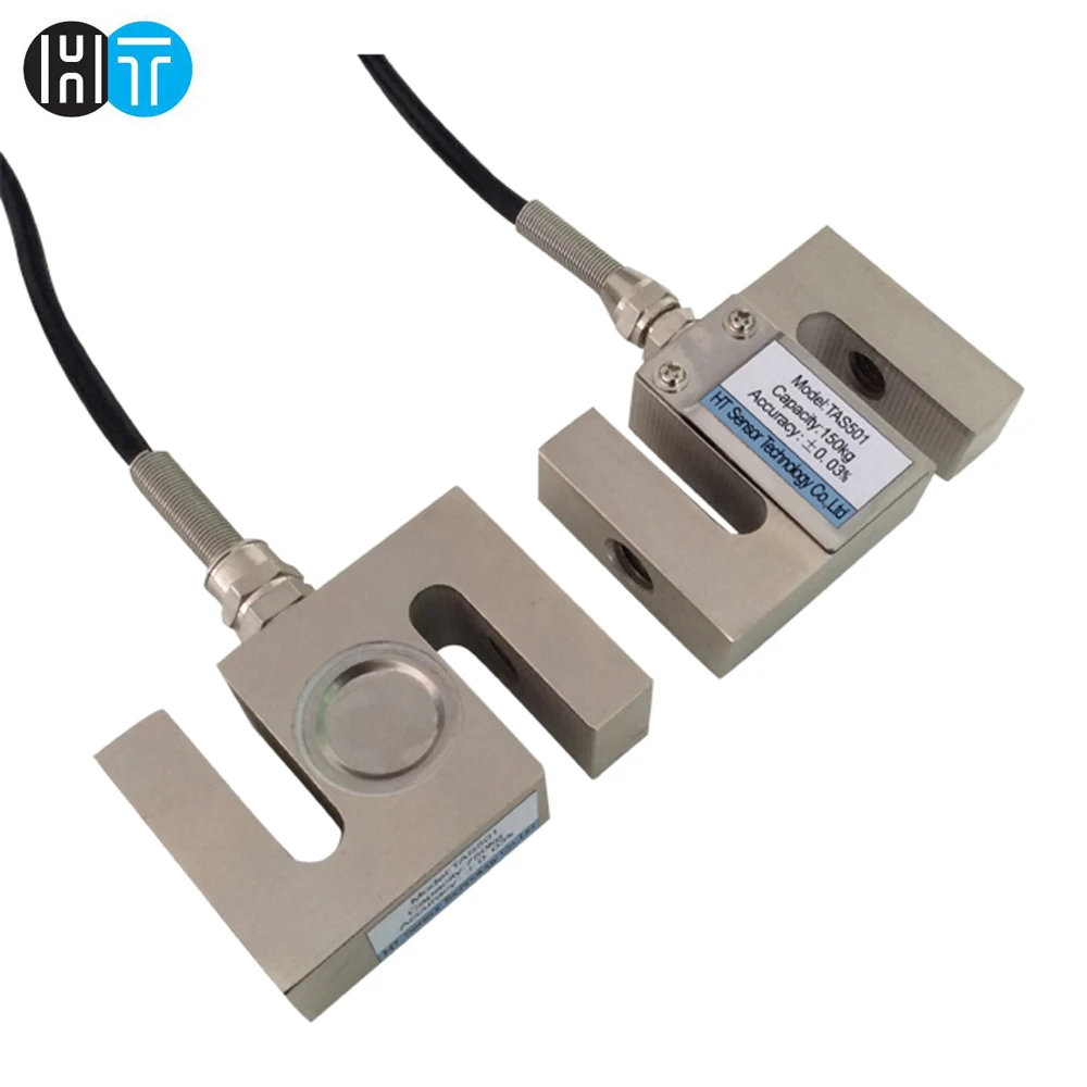 2026 Futek S-Type Load Cell S-Beam Tension Compression High Strength Force Sensor & Load Cell 50kg to 2Ton Range TAS501 Model