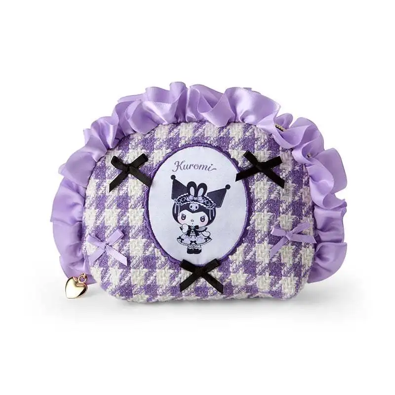 

Sanrio Cute Hello Kitty Cartoon Embroidered My Melody Cosmetic Bag Kuromi Luxury Cinnamoroll Clutch Card Bag Wallet Keychains