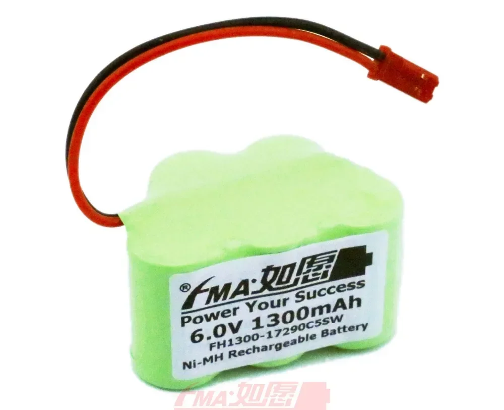 Receiver Battery Ni-MH Rechargeable cell 6V 1300mAh 1/2A_5SW