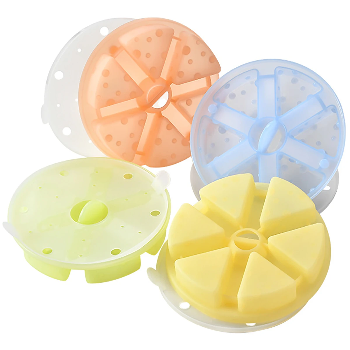 

2pcs/set Silicone Ice Cream Mold Cake Cheese Mold Reusable Easy to Clean Multifunctional Mold Restaurant Kitchen Baking Tools