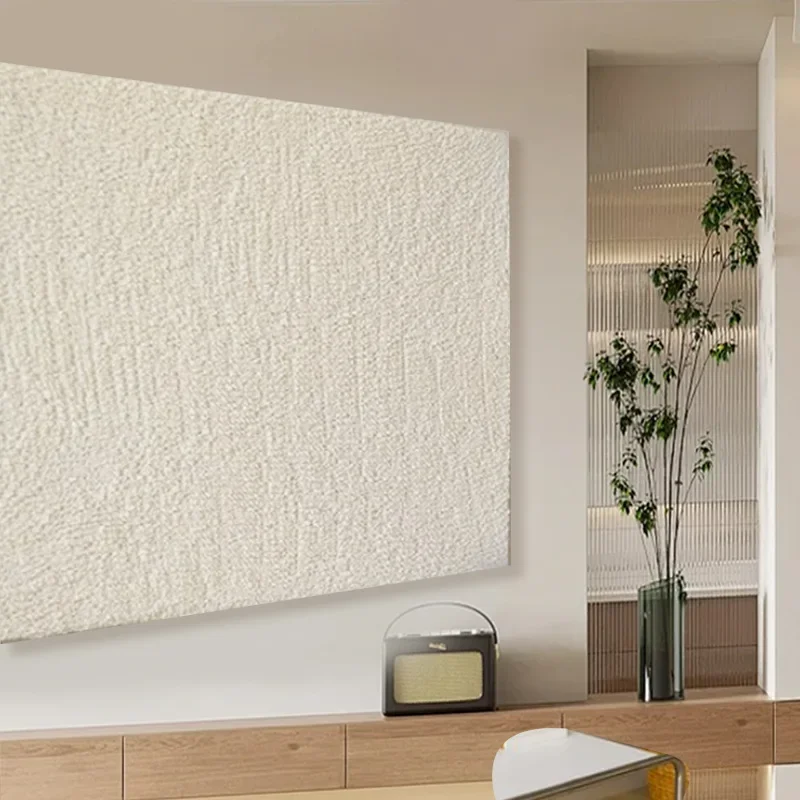 Large Size Elasticity Protective Dust Towel Thick The Pleated Texture Dust-proof Cloth All-inclusive Style TV White Decor Shield
