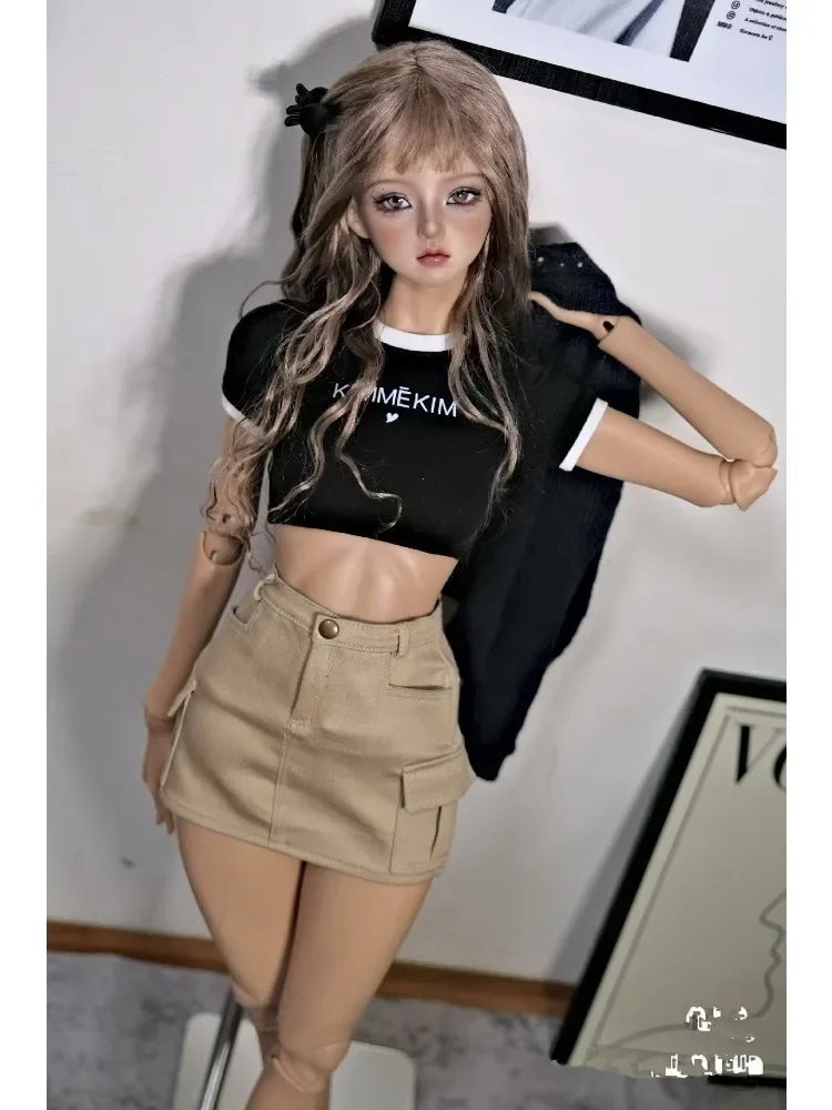 

Handmade BJD Doll Sports T-Shirt For 1/6 OB24 1/4 Minifee 1/3 Smart Doll DD AS IP SID EID Custom Doll Clothes Toys W485