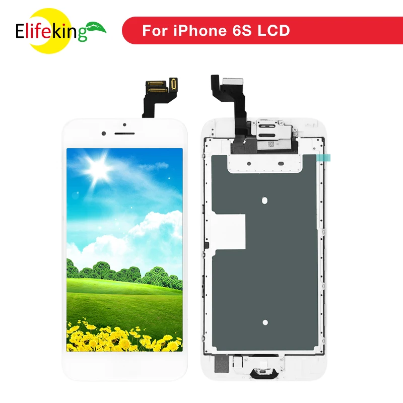 

50PCS/Lot Grade AAA For iPhone 6S with Good 3D Touch Screen 4.7 inch LCD Display Full Assembly with Home button & Camera