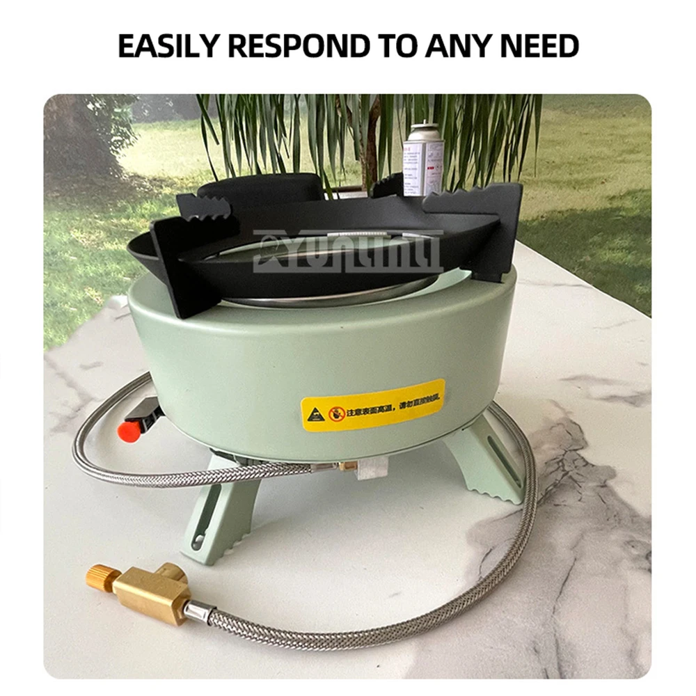 Portable Gas Stove Outdoor Camping Mini Cooker Picnic Heater Cookware Hob Gaskocher