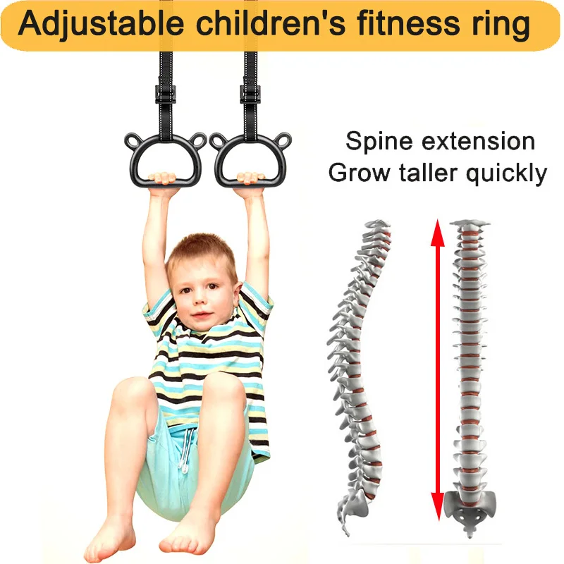 Adjustable Length Fitness ring Safety Hanging Home Pull Up Training Horizontal Bar Exercise Sport Fitness Equipment