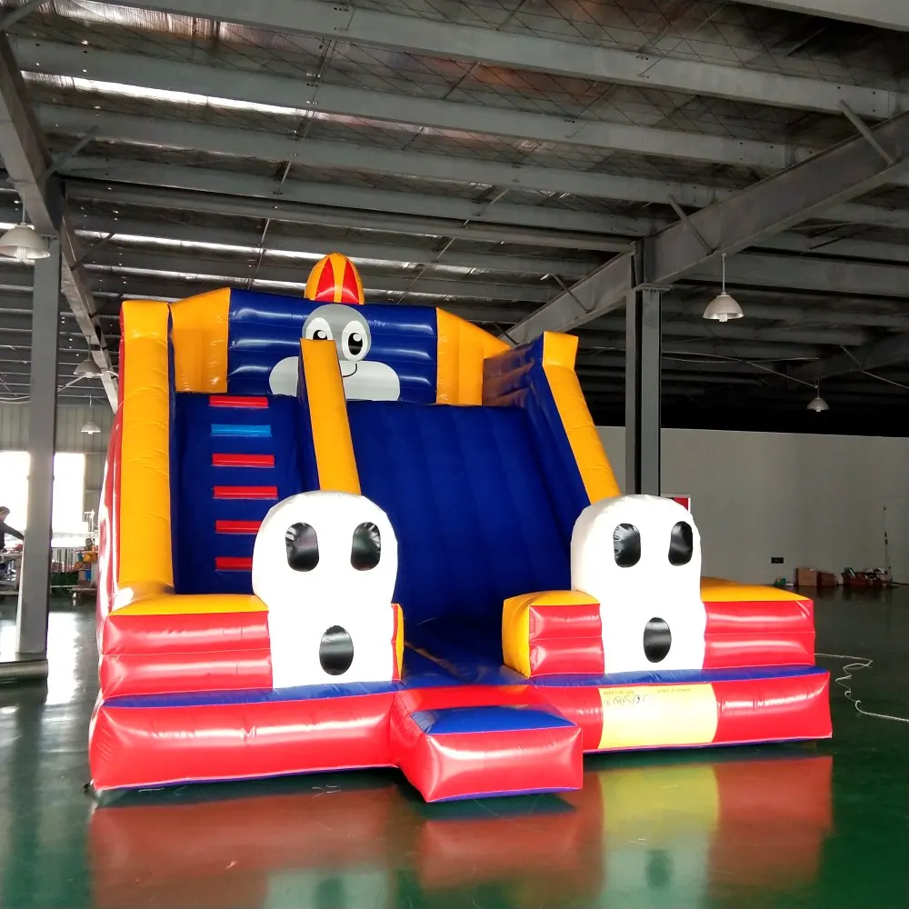 Rabbit Inflatable Slide Land Slide Bounce House With a Blower