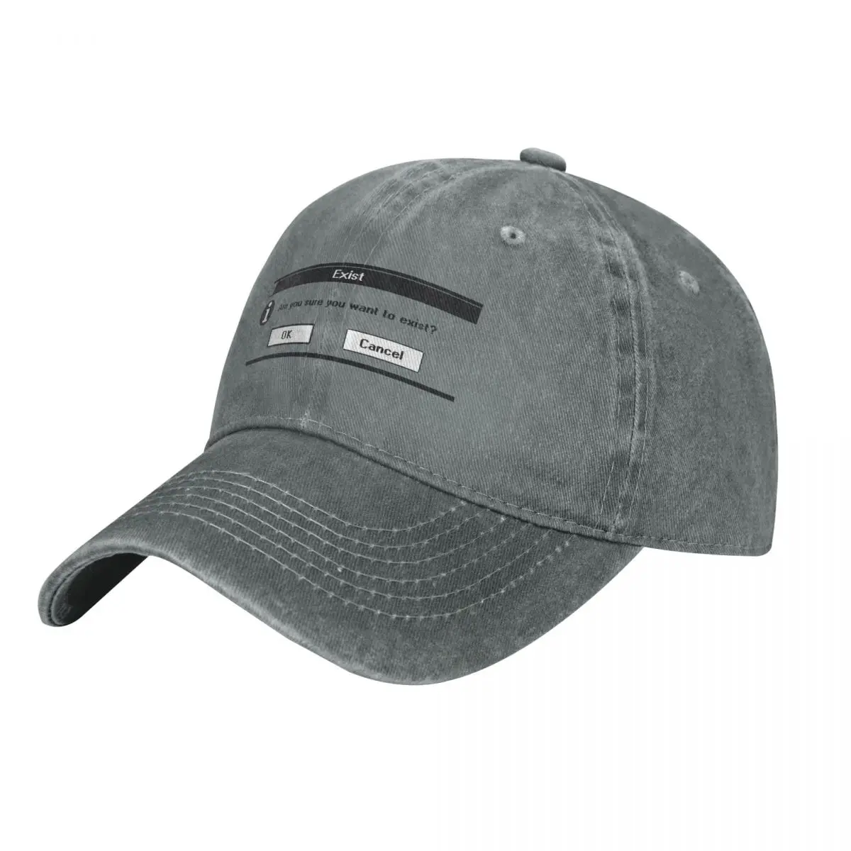 Basic Existentialism I Cap Cowboy Hat trucker cap Golf hat man cap men's Women's