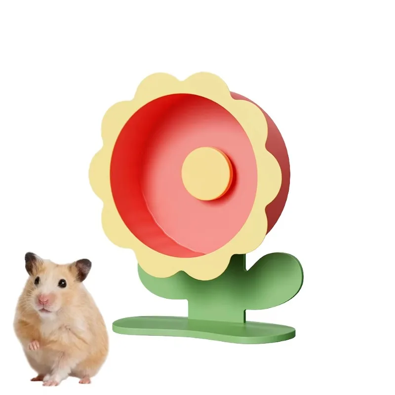 Ultra-quiet golden bear hamster running wheel sports treadmill water feature toy hamster pet toy fitness wheel