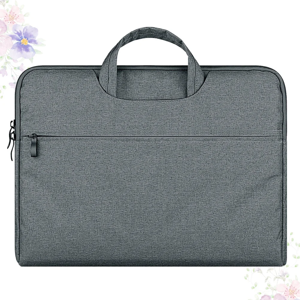 다크 그레이 11.6인치 노트북 가방 패션 내구성 보호 컴퓨터 토트 노트북 핸드백 노트북 가방