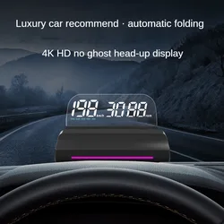 Car Universal Dual-System Head-Up Display For Automobiles HUD Vehicle Automatic Lifting And Folding Vehicle Speed Projection