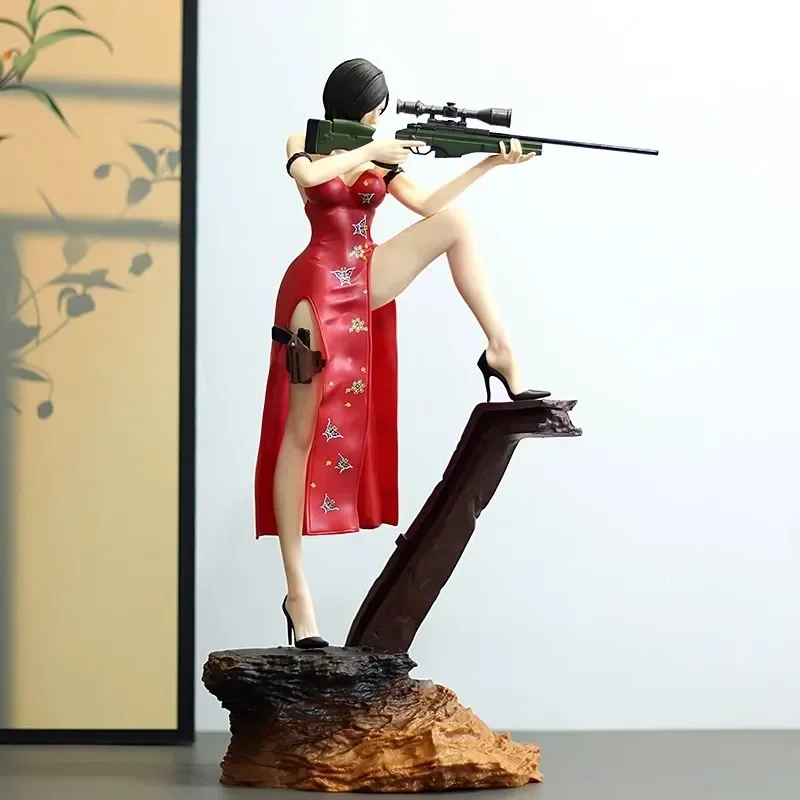 Resident Evil Game Anime Figure Ada Wong Figure Gk Figurine 34cm Collectible Doll PVC Statue Desk Decoration Christmas Gift Toys