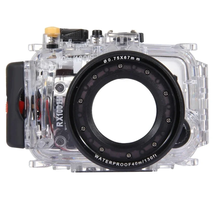 Hot Sale PULUZ 40m Underwater Depth Diving Case Waterproof Camera Housing For RX100 III Puluz Diving Universal Waterproof Case