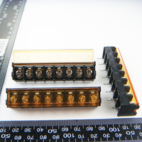 10PCS HB9500-9.5-8P / HB9500 9.5mm 8Pin Barrier Terminal Block Pitch 9.5mm Terminal Block With Cover