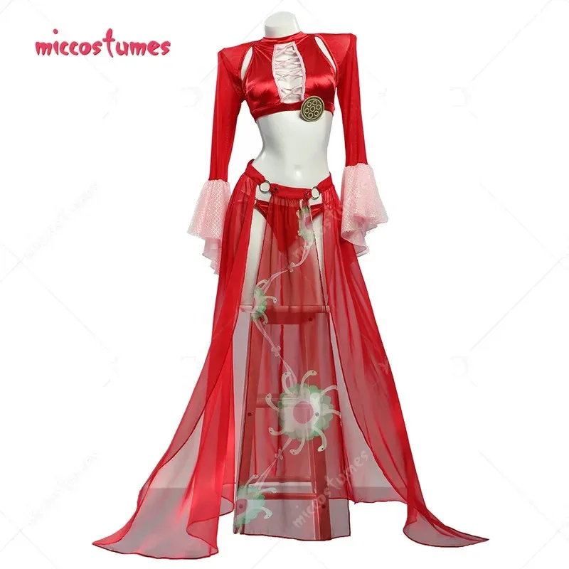 25COSPrincess Snake Derivative Sexy Swimsuit Halter Hollow Top and Bottoms Bathing Suit with Cover-up and Chiffon Skirt