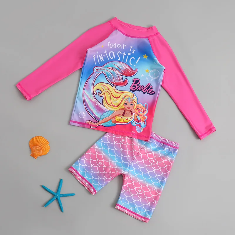 Bañador de secado rápido para niños y niñas, traje de baño para surfear, protector solar, dibujos animados de coche, ropa de playa