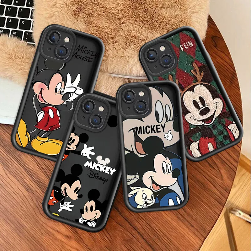 

Чехол для телефона Xiaomi Redmi 14C 13 13C 12 12C Note 14 13 12 Pro Plus 4G 5G Note 14, чехол с Микки Маусом и рисунком