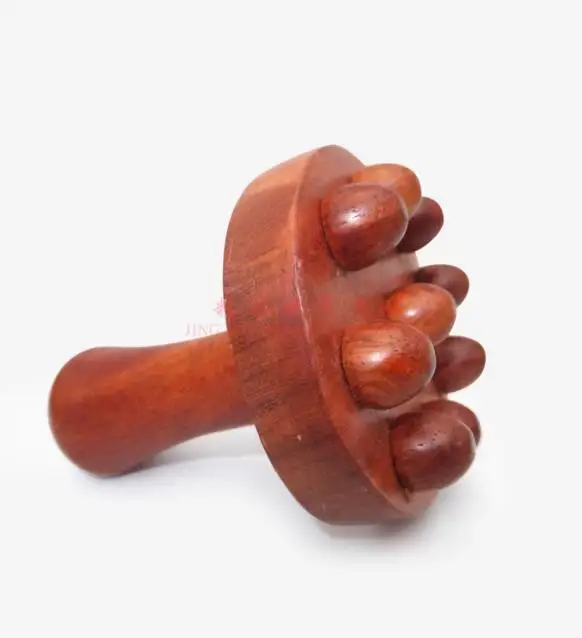 

Solid wood massager, a portable health hammer for home use, massages wooden sticks for health care