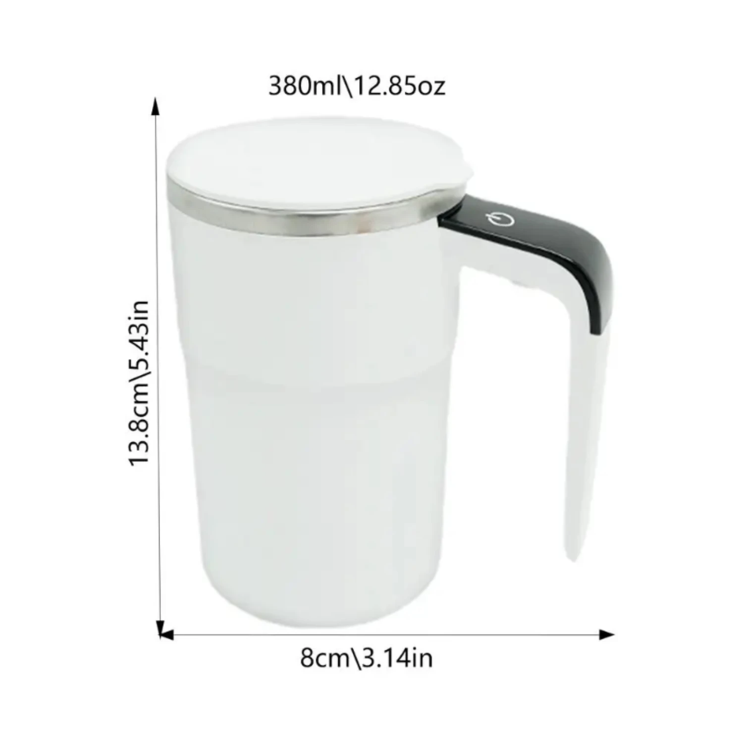 380ML Mini caffè Self Mixing Mug IP67 impermeabile cibo sicuro tazza da caffè USB ricaricabile tazza automatica per il tè