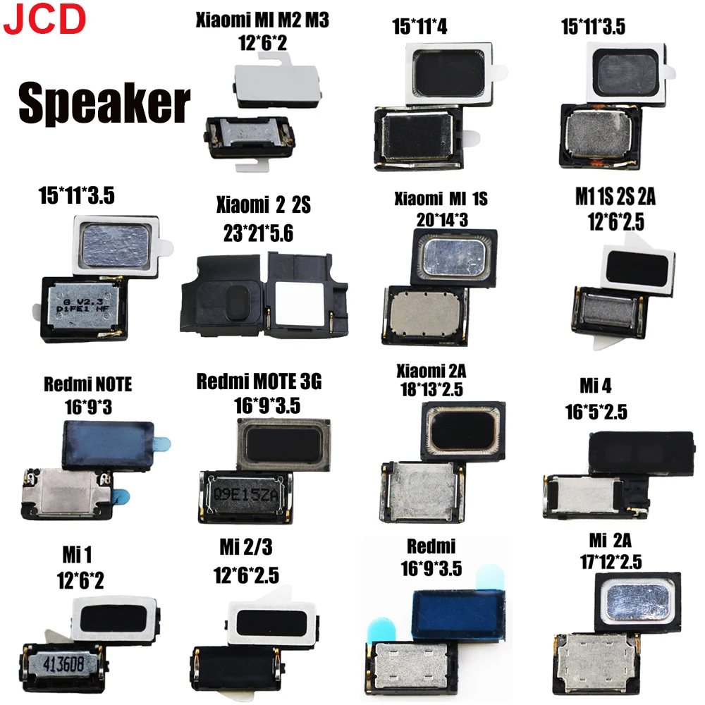 JCD 1pcs Loudspeaker Loud Speaker Buzzer for Xiaomi Redmi Hongmi NOTE 3G  M1 1S 2S MI 2A 3S MI4 M3 M2 MI2/3 pro SE top quality