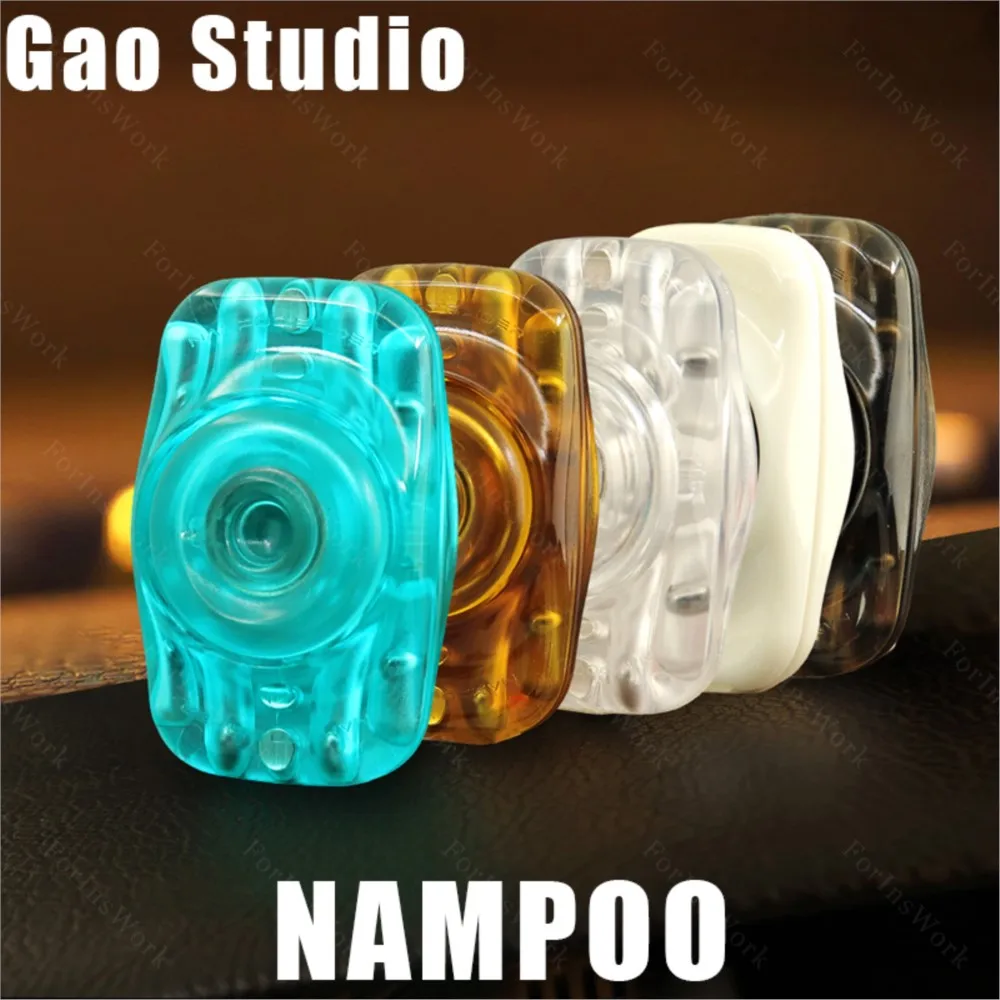 Original Gao Studio PC NAMPOO 4 Paragraph Up Down Fidget Push Slider Finner Spinner 2 in 1 Stress Relief Toys Office Toy