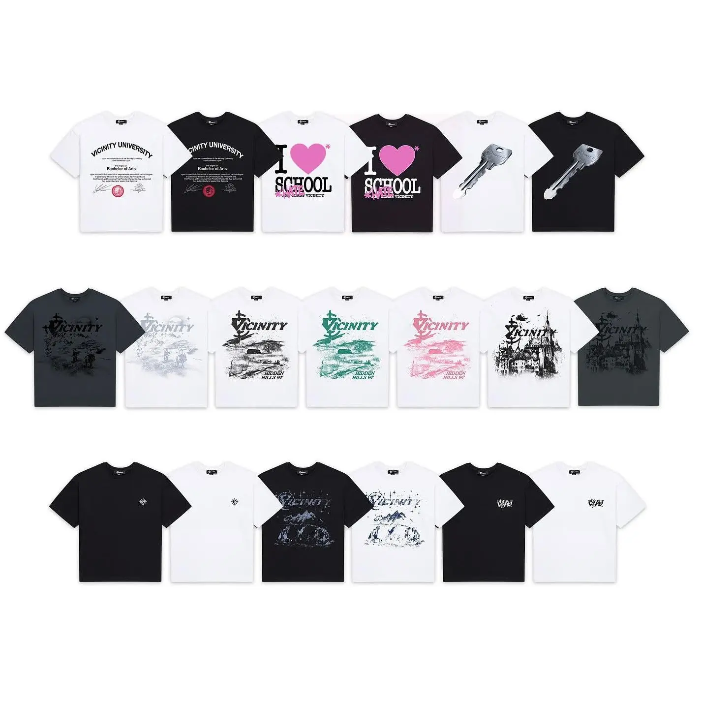 Cseta Oversized com Estampa áfica de Letras Hip Hop Y2K e Sutiã Estilo T VICINI para Amamentação com Função Térmica